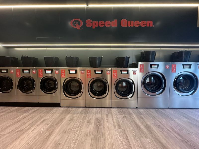 Interno della Speed Queen di Tiburtina
